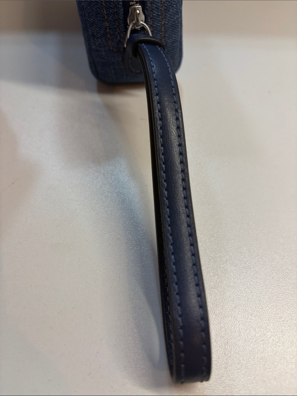 Coach denim pouch wrislet - Picture 2 of 9